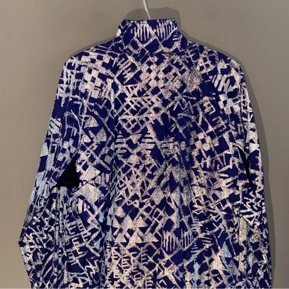 Vintage InSport High-Visibility Blue Reflective Running Jacket – Size Medium EUC - Picture 11 of 14